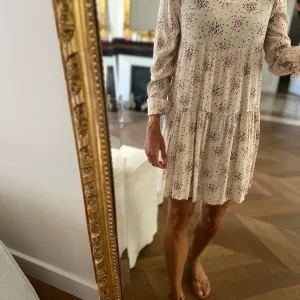 Robe Ba&sh New ecrue imprimée fleurs