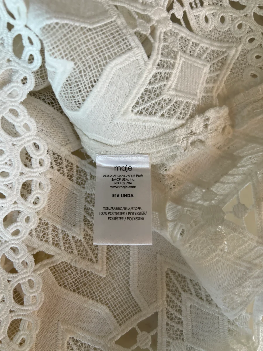 Top Maje brodé décolleté carré – Image 9