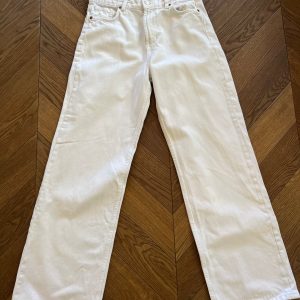 Zara - Jean blanc évasé 38