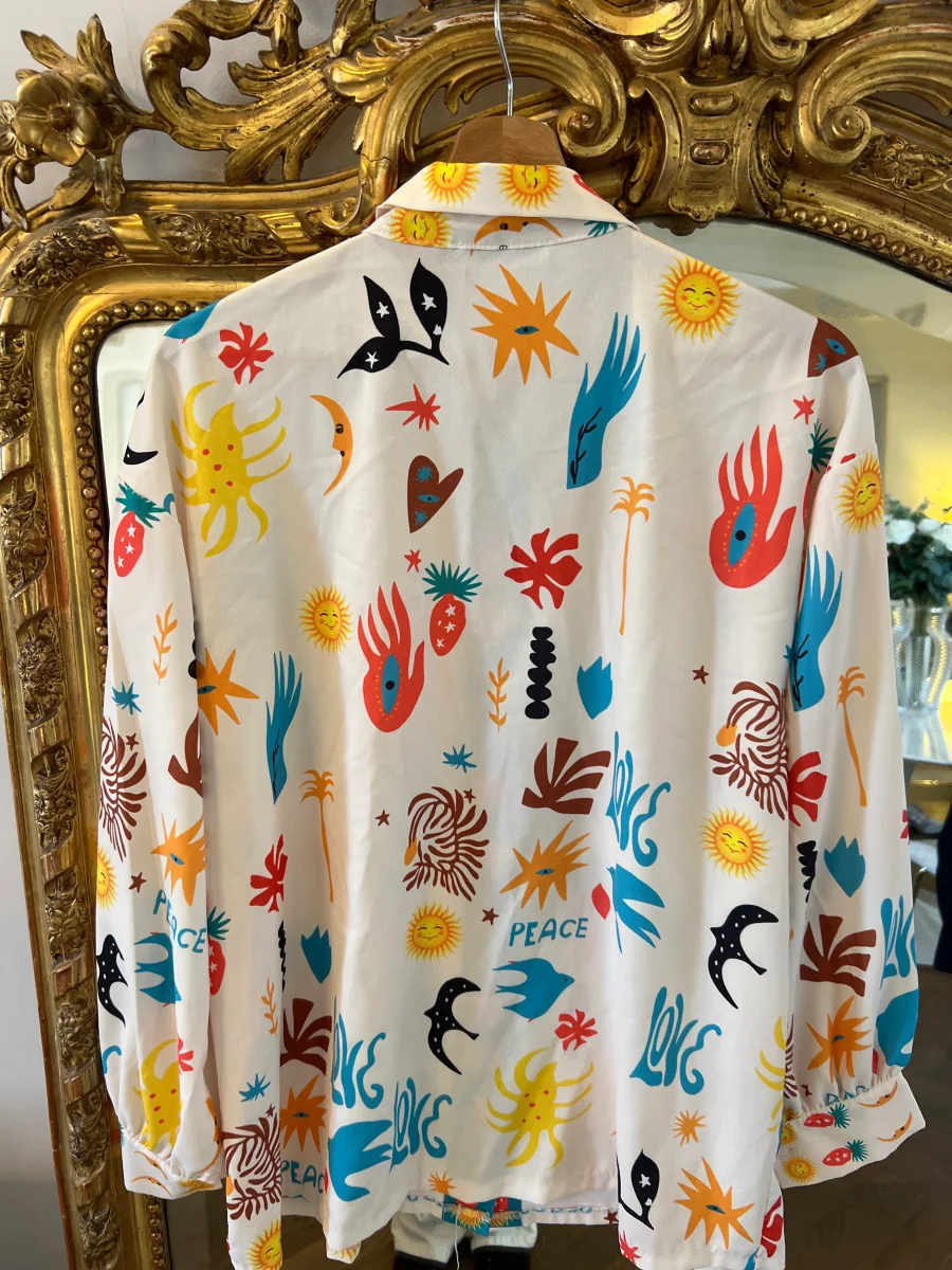 Kiwi Saint Tropez - Chemise à motifs colorés – Image 3