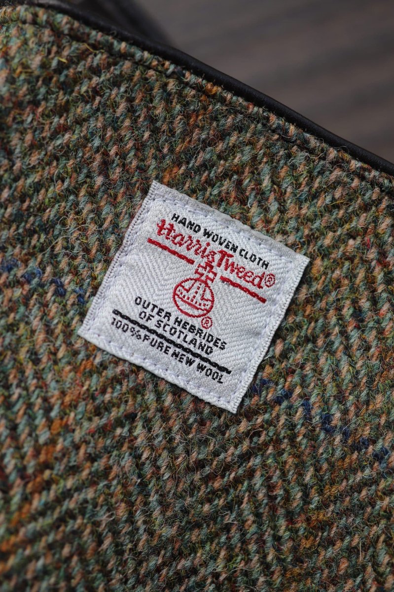 Gloves Harris Tweed wool and leather – Image 3