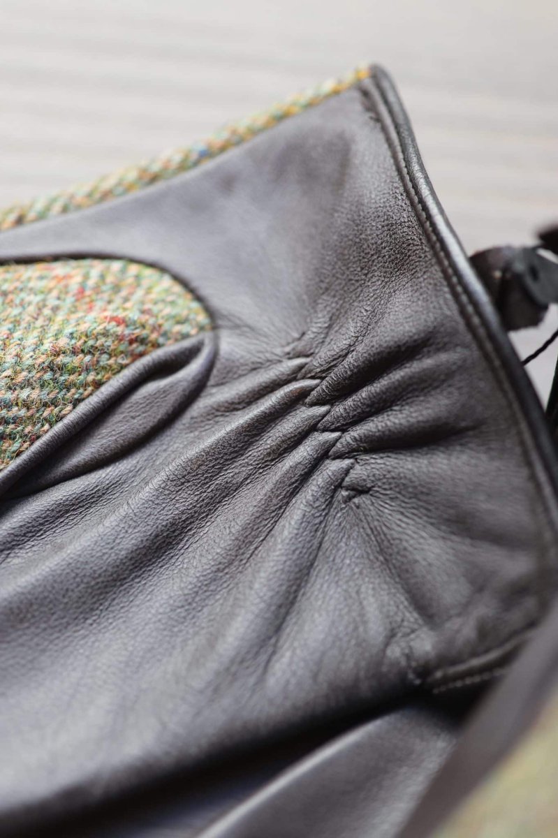 Gloves Harris Tweed wool and leather – Image 6