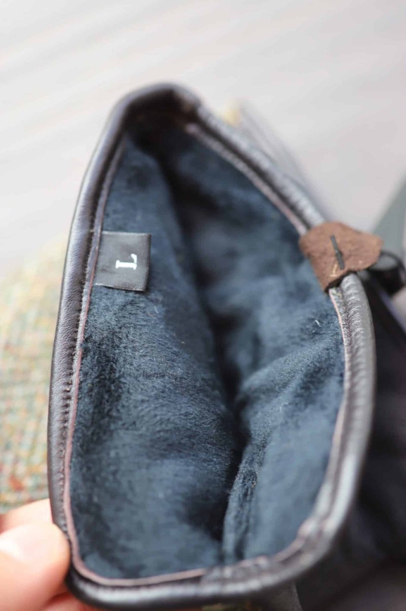 Gloves Harris Tweed wool and leather – Image 7