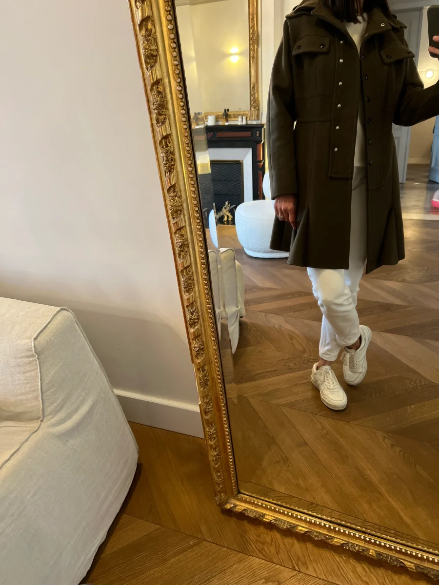 Manteau Sonia Rykiel kaki en laine – Image 3
