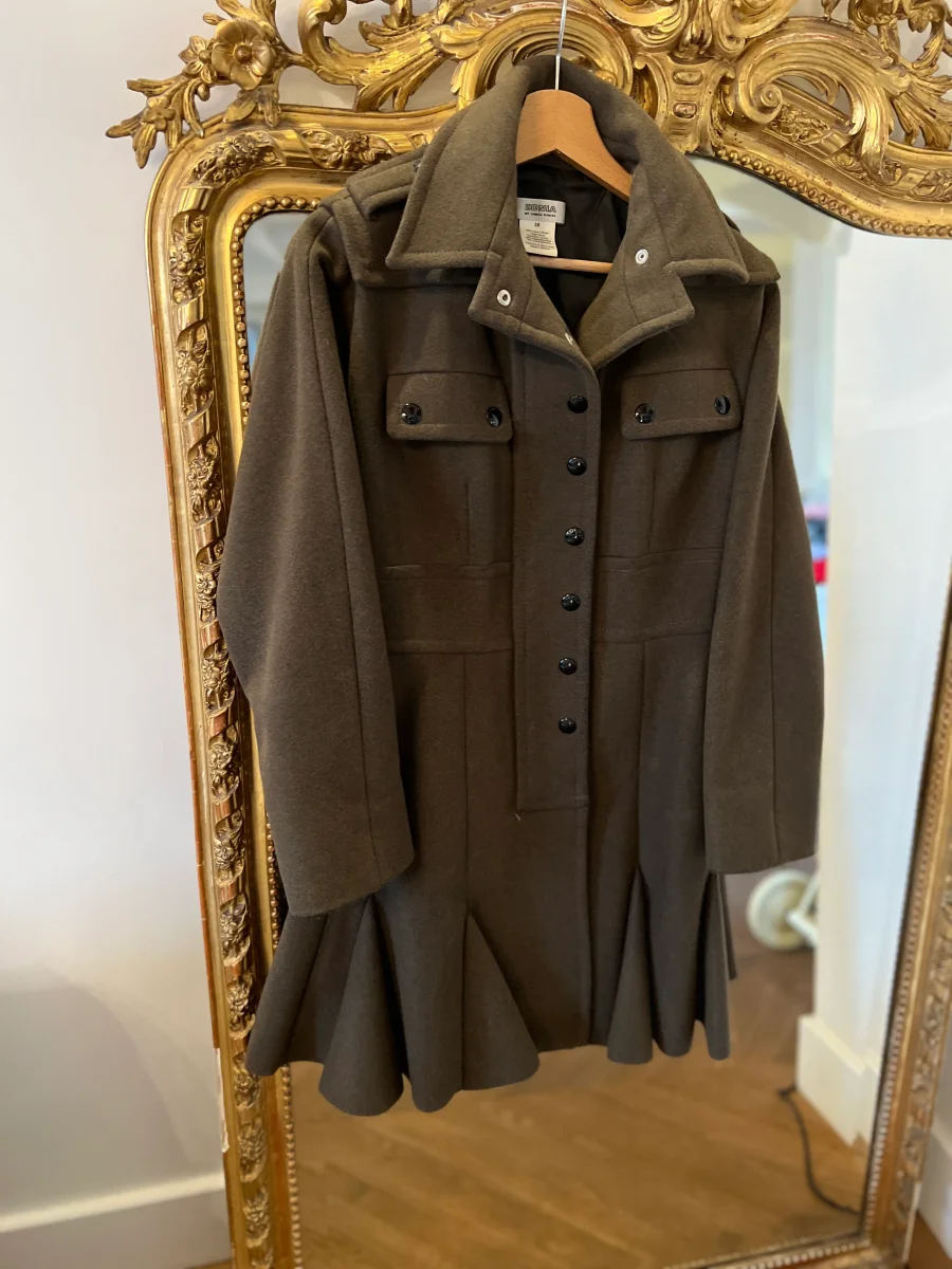 Manteau Sonia Rykiel kaki en laine – Image 6