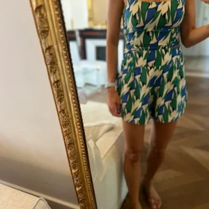 Ariane Brodier Ensemble Zara colorée bleu et vert