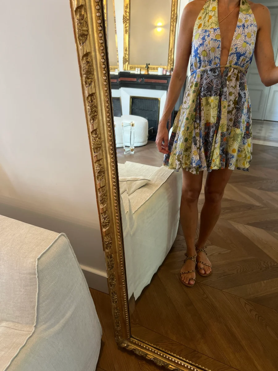 Ariane Brodier Robe Zara à fleurs courte – Image 5