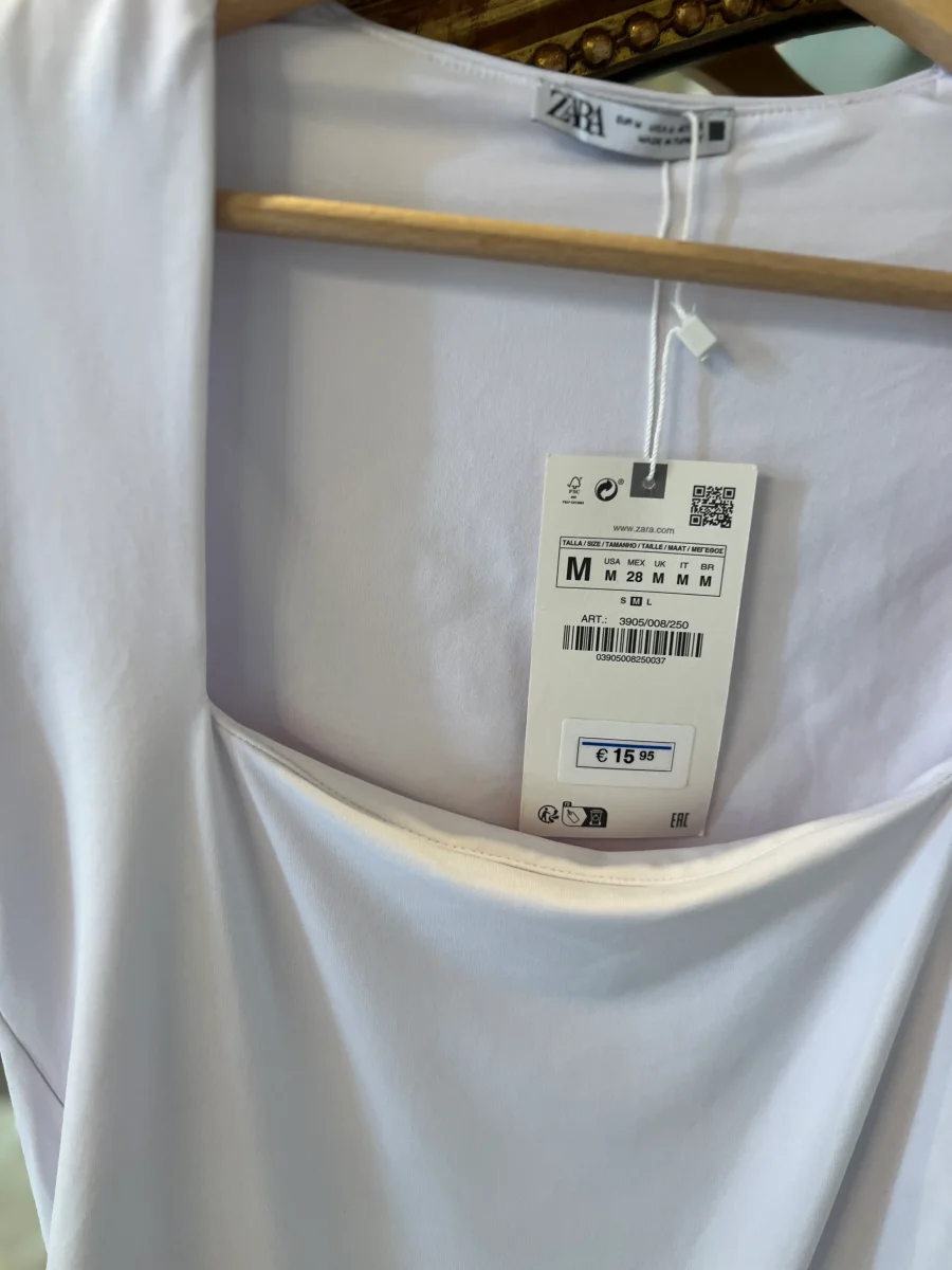 Ariane Brodier Body Zara blanc Neuf – Image 3