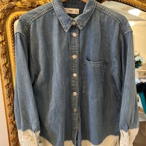 Sur chemise Mango bleu clair