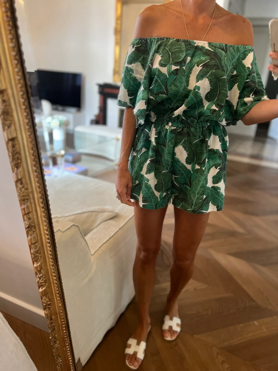 Ariane Brodier Combishort Koolook vert – Image 2
