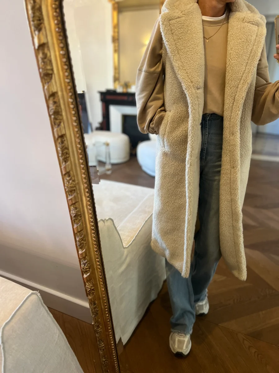 Ralph Lauren - Manteau sans manche mouton