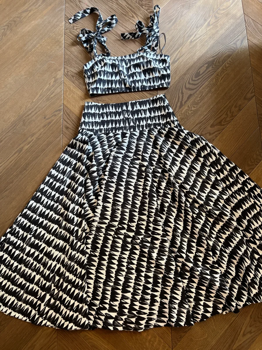 Ariane Brodier Ensemble Zara crop top et jupe longue – Image 6