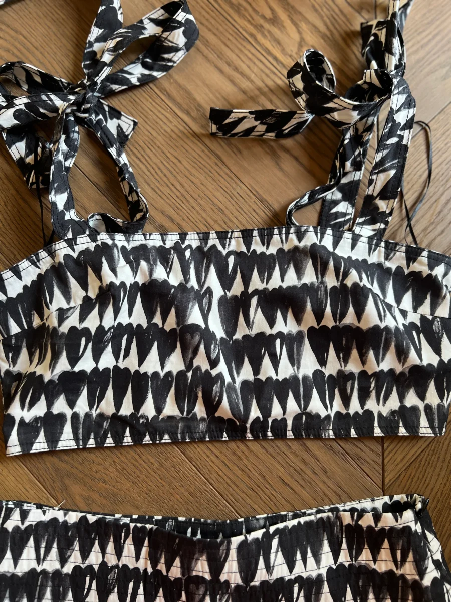 Ariane Brodier Ensemble Zara crop top et jupe longue – Image 9