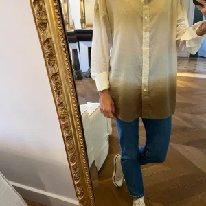 Chemise The Kooples beige tie & dye