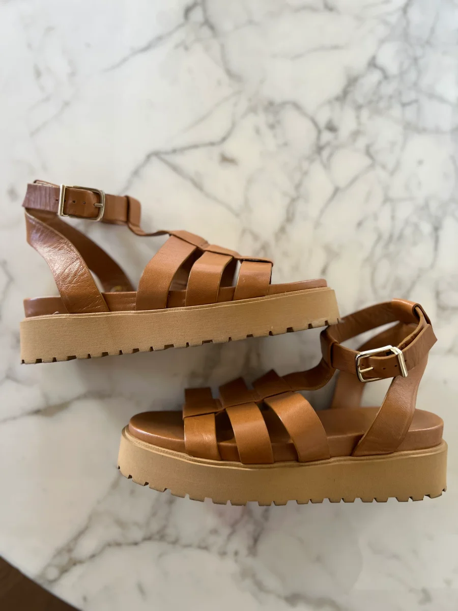 Sandales Bobbies camel – Image 3