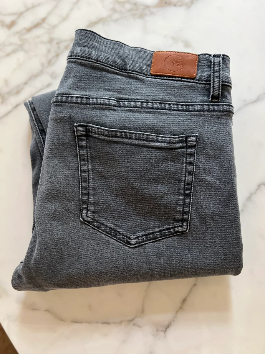 Jean Des Petits Hauts gris taille basse – Image 5