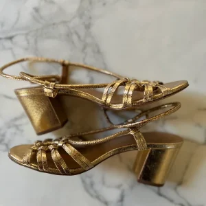 Sandales à talons Sézanes Gloria dorées
