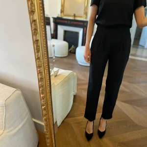 Combinaison pantalon Sézane noir décolleté dos