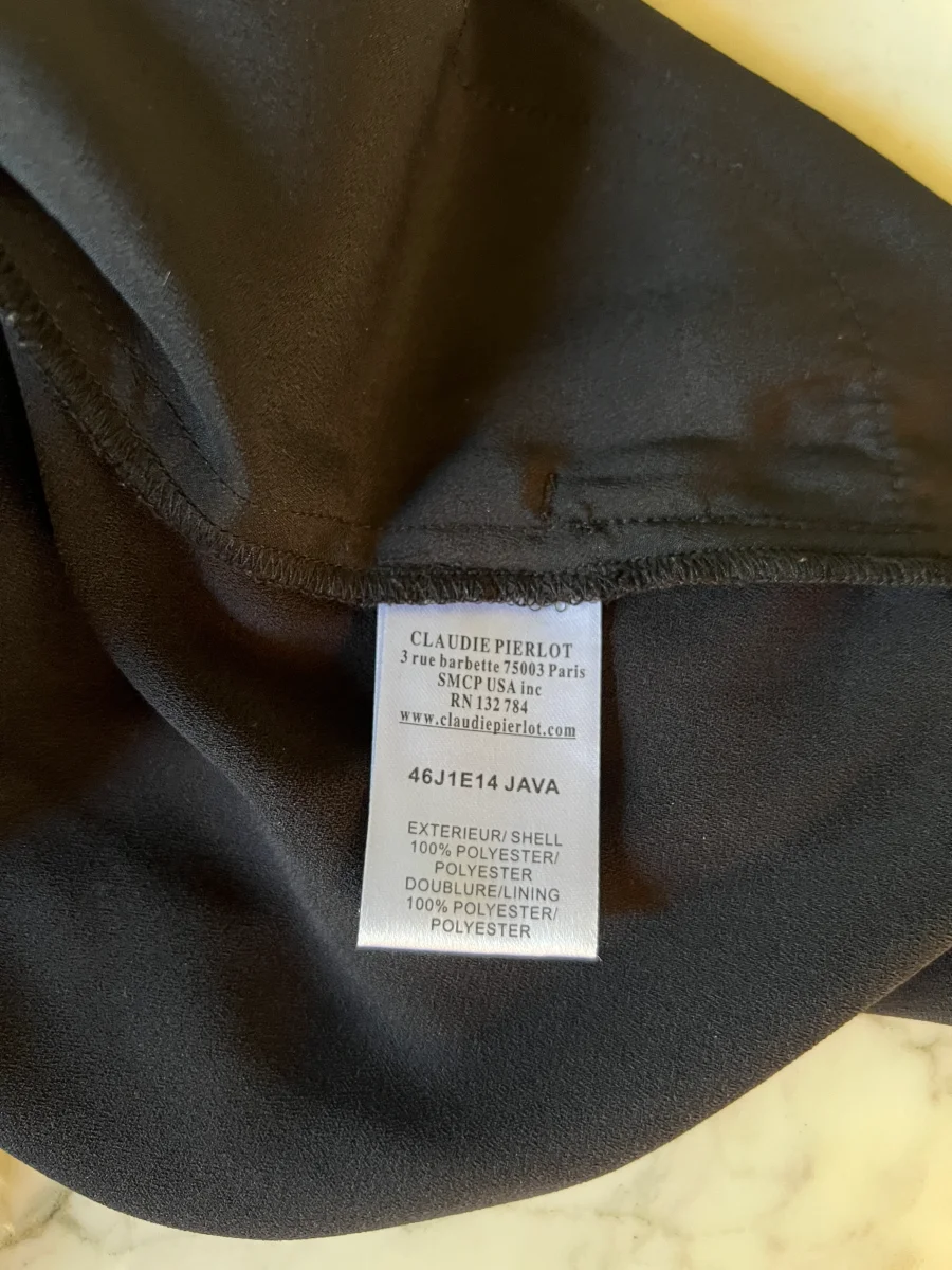 Combishort Claudie Pierlot noire motifs étoiles – Image 9