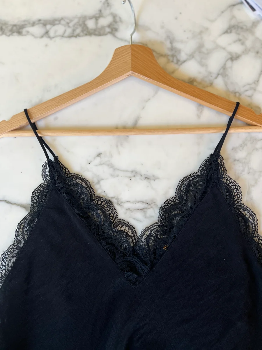 Débardeur Maje en dentelle noire – Image 5