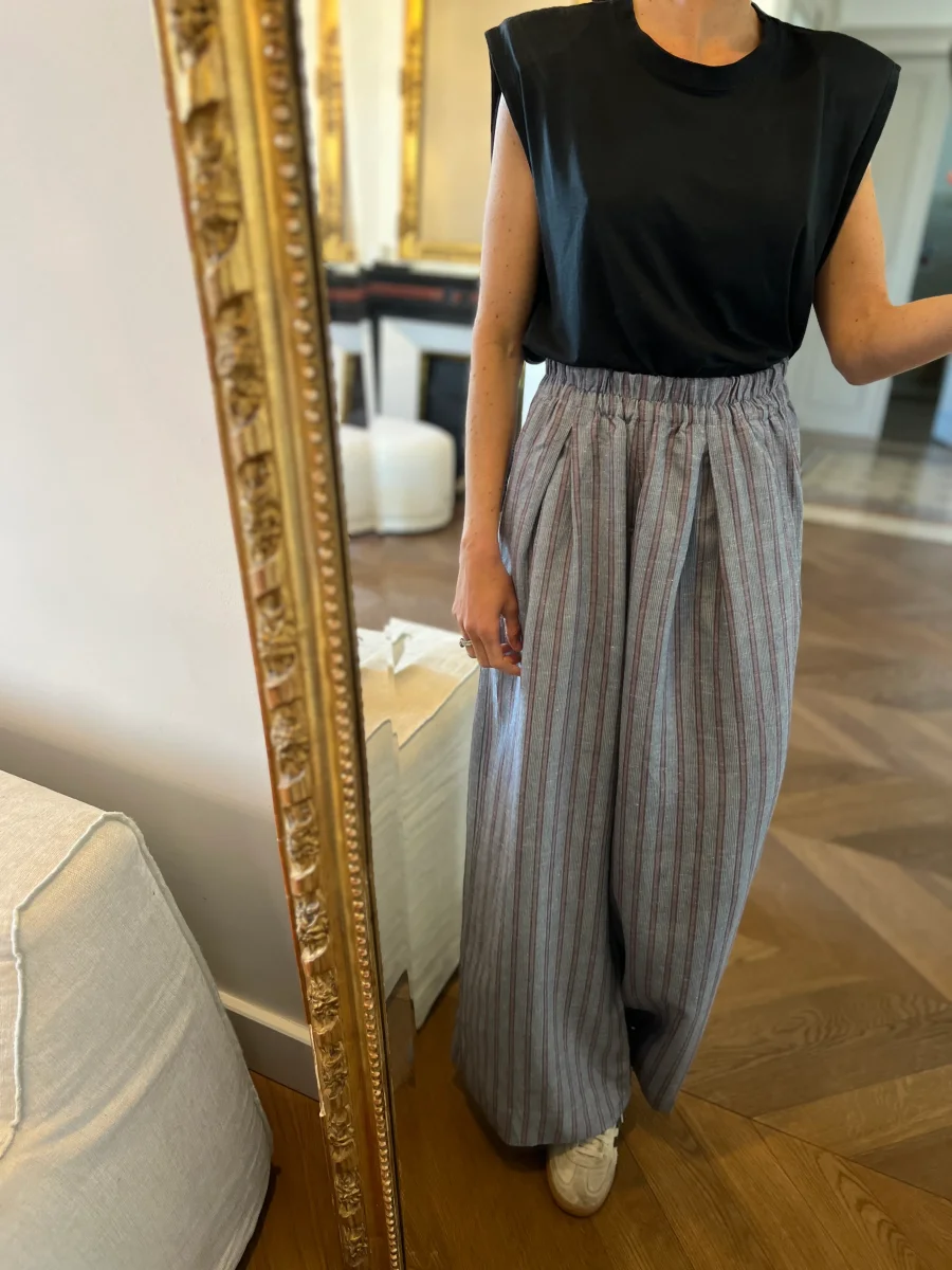 Pantalon Sessùn Ridoo Li rayures – Image 3