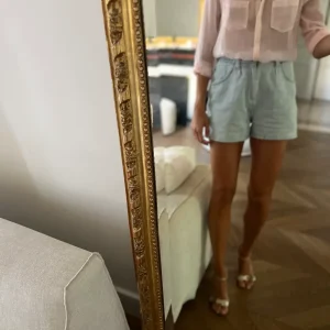 Chemise Abercrombie&Fitch rose pâle transparence