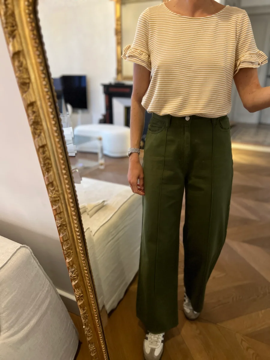 Jean Labdip kaki large – Image 5