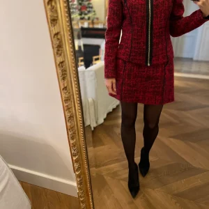 Ensemble tailleur jupe Dirk Bikkembergs rouge