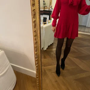 Robe en soie framboise Alexis