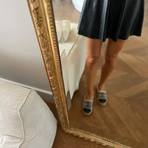 Jupe H&M simili cuir noire