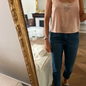 Débardeur River Island rose satiné