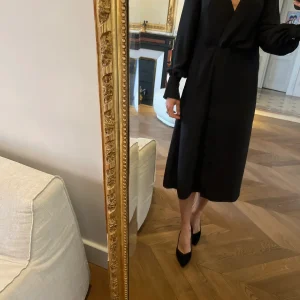 Robe Elo AB longue col v noir