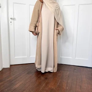 Manteau long en laine avec poches Léna