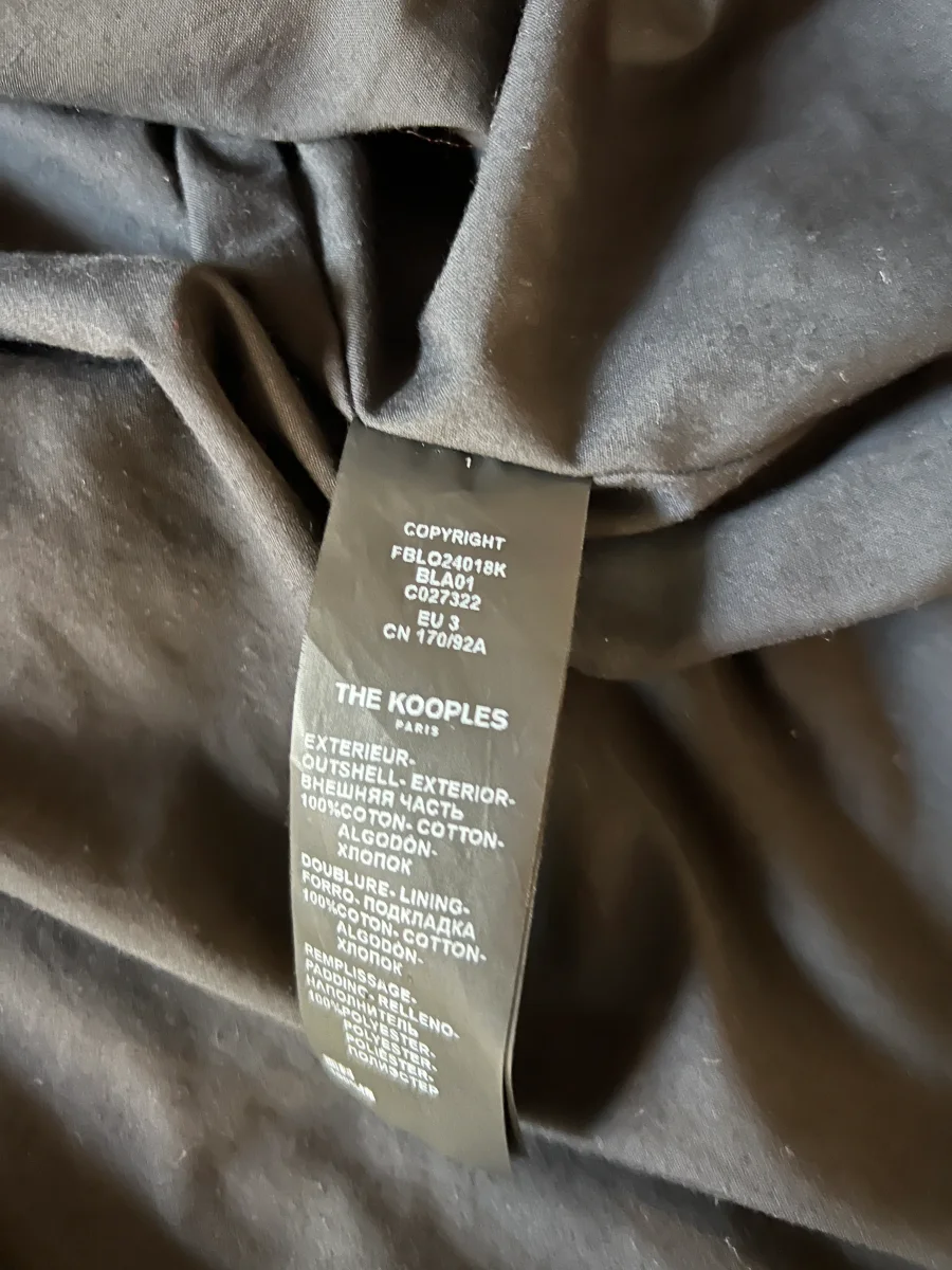 Veste The Kooples noir matelassée – Image 8