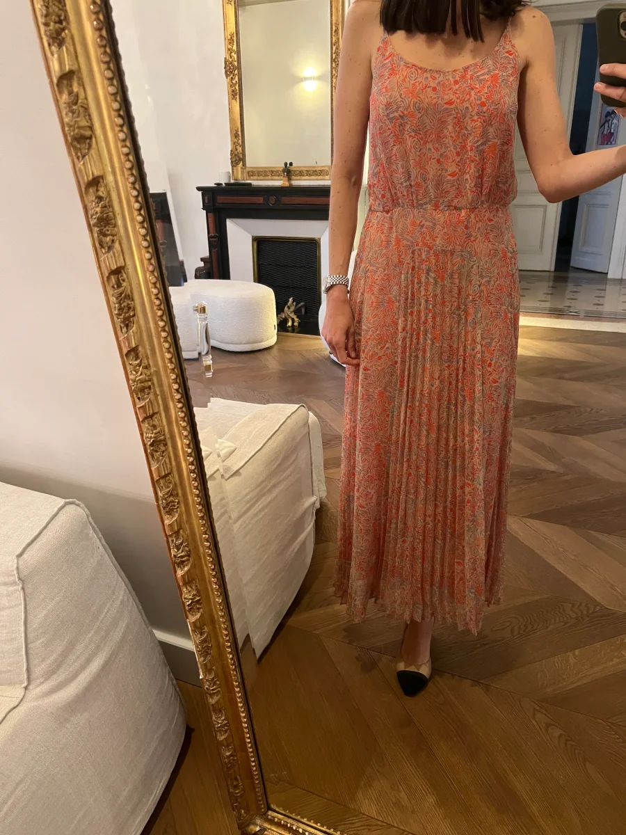 Robe See U Soon orangée – Image 4