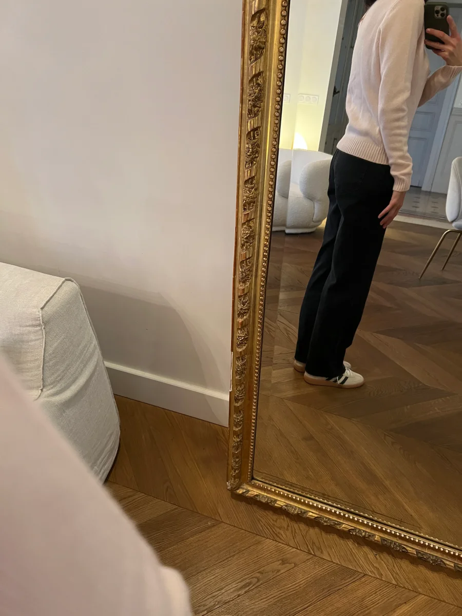 Pull Gilmar rose en laine et Cachemire – Image 5