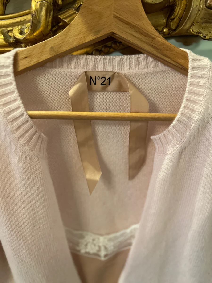 Pull Gilmar rose en laine et Cachemire – Image 7