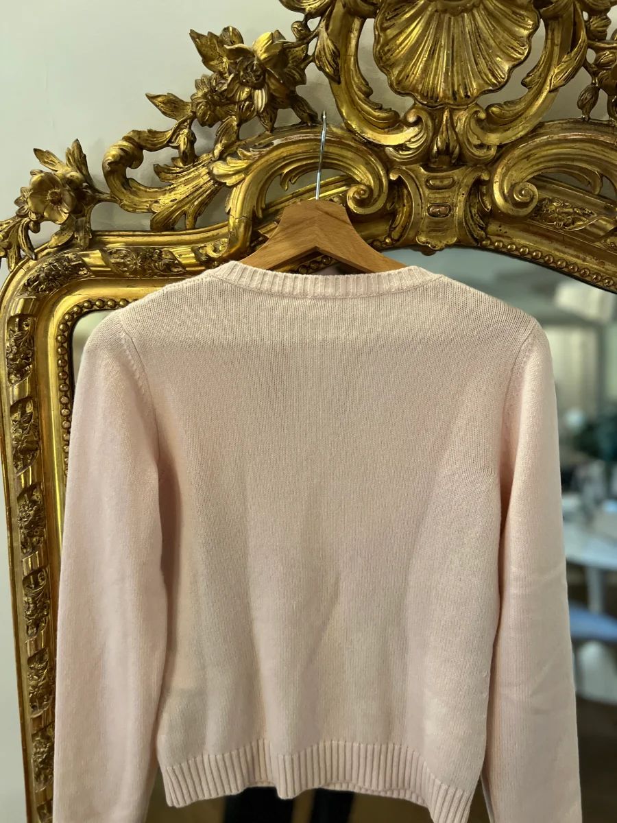 Pull Gilmar rose en laine et Cachemire – Image 8