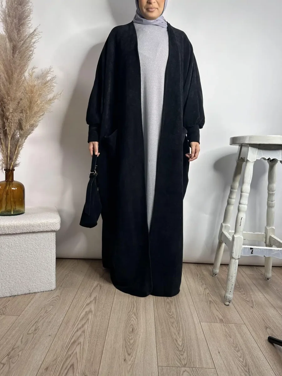 Cardigan kimono papillon Velour – Image 8