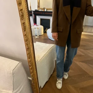 Zara - Manteau marron col laine