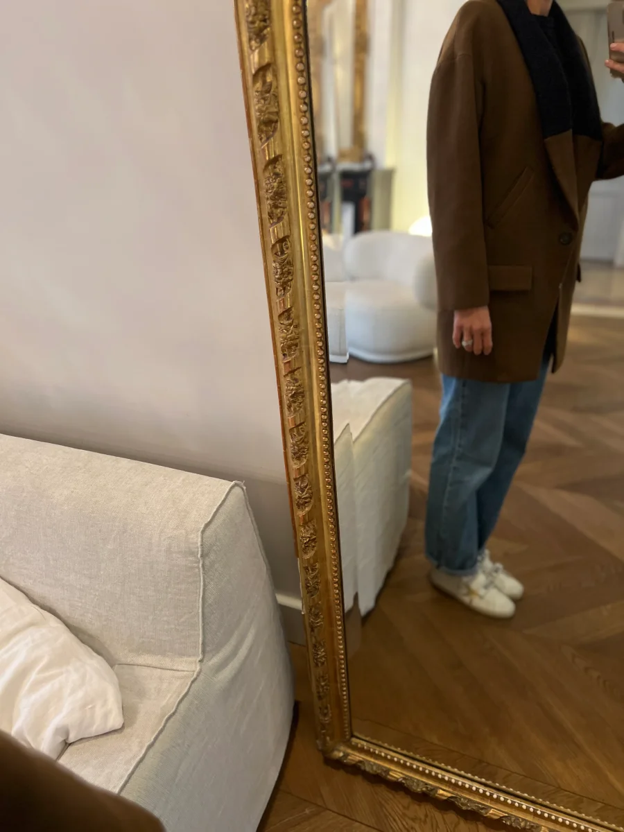 Zara - Manteau marron col laine – Image 3