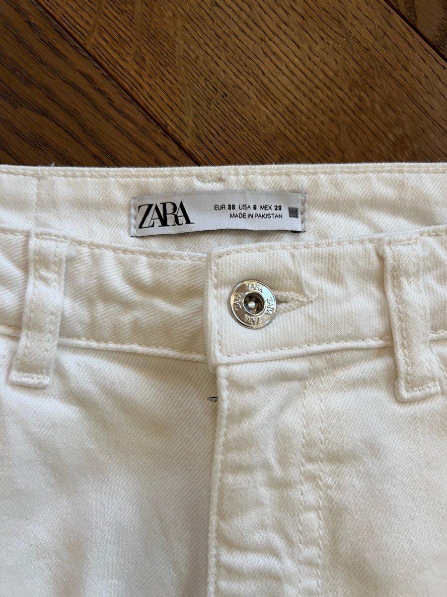 Zara - Jean Blanc classique T.38 – Image 9