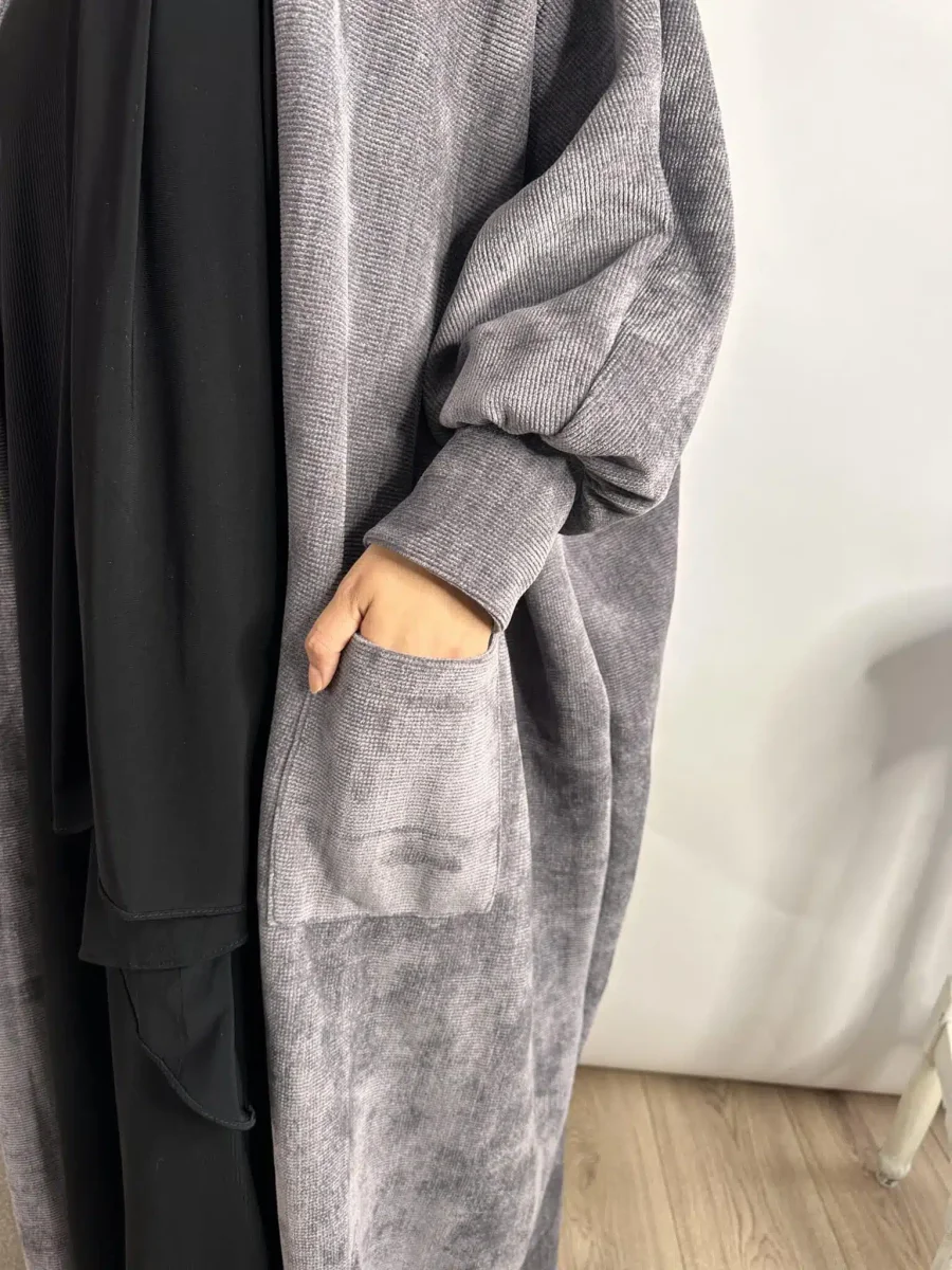 Cardigan kimono papillon Velour – Image 6