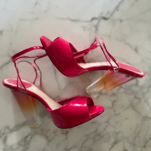 Sandales Christian Dior fushia vernis