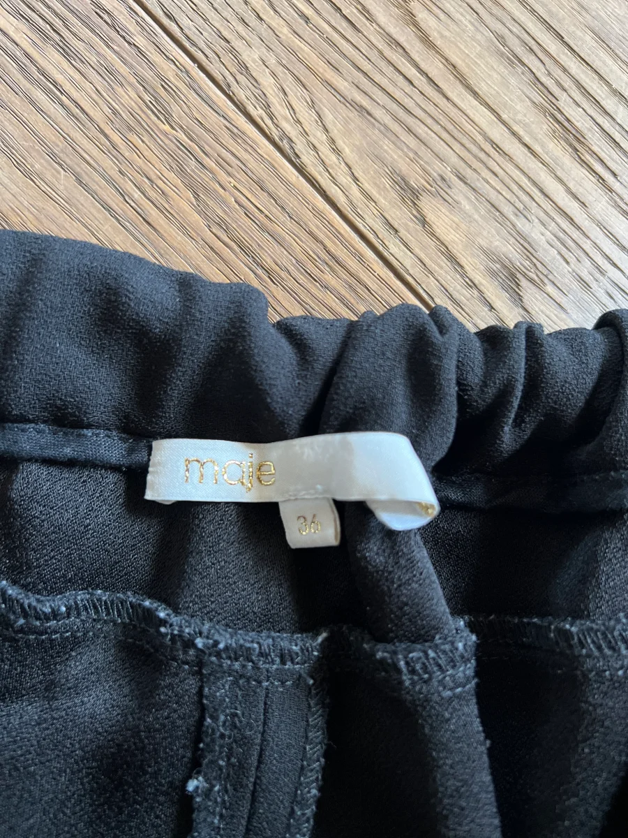 Pantalon Maje noir fluide – Image 5