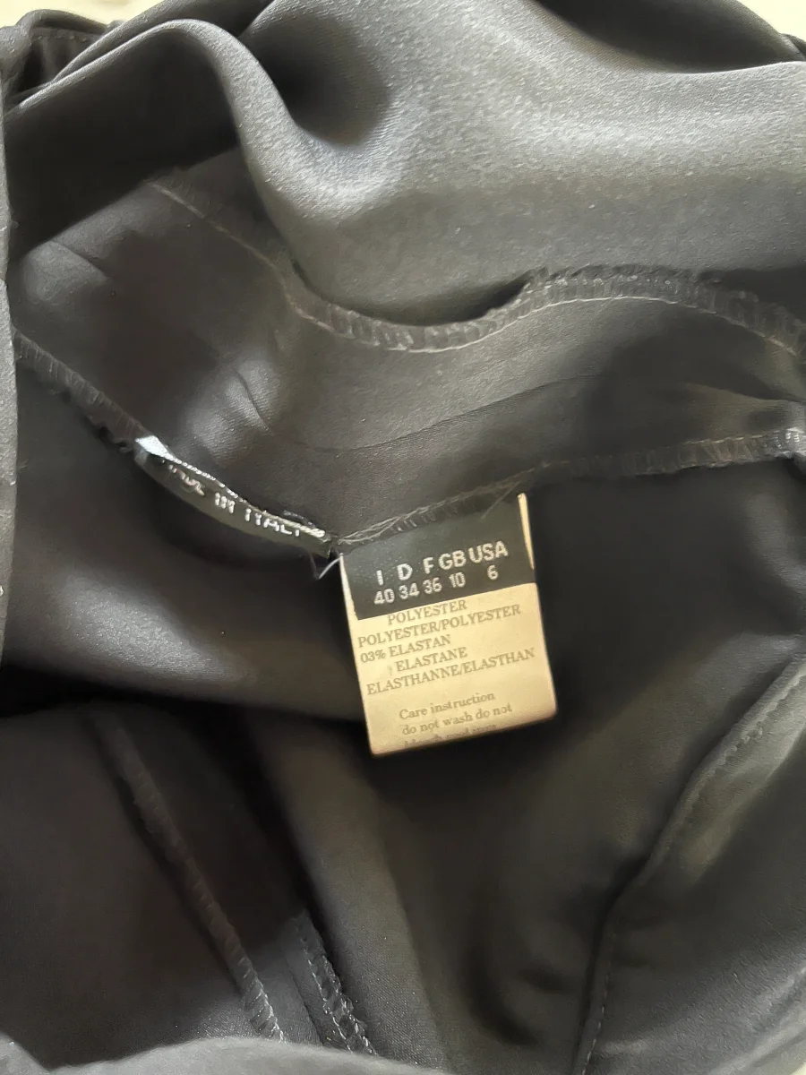 Pantalon Thierry Mugler noir évasé – Image 9