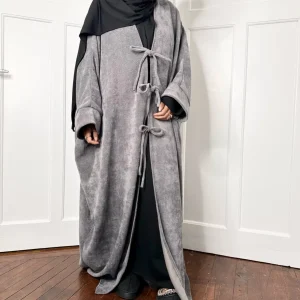 Manteau Farasha Velours avec nœuds