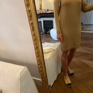 Robe Massimo Dutti dorée