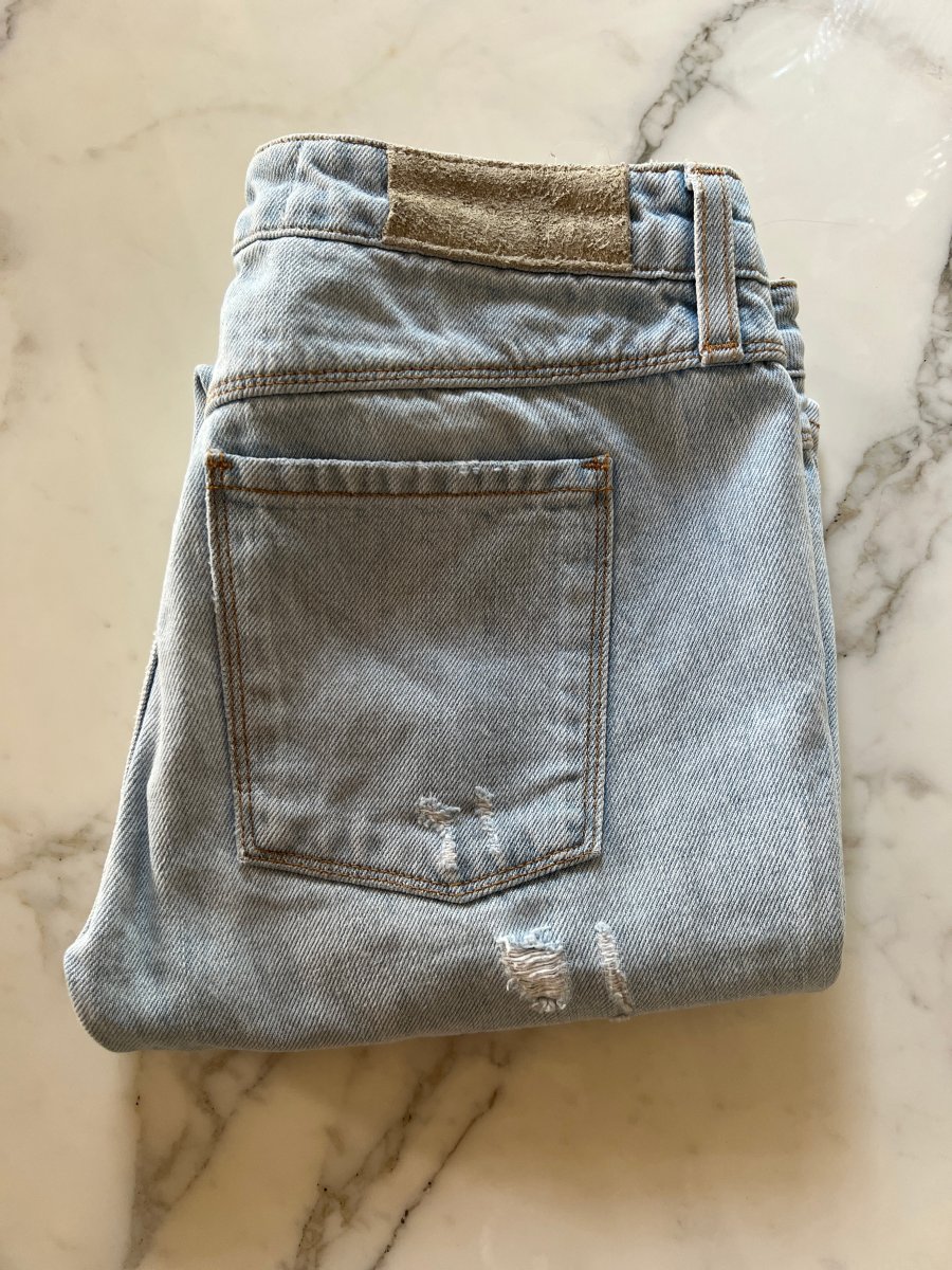 Jean Iro bleu clair troué – Image 5