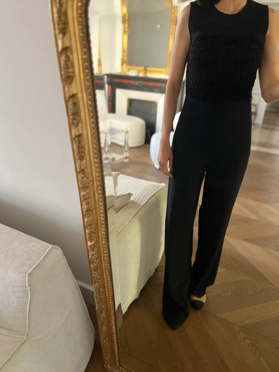 Noémie Lenoir Combinaison Justicia Ruano bleu marine